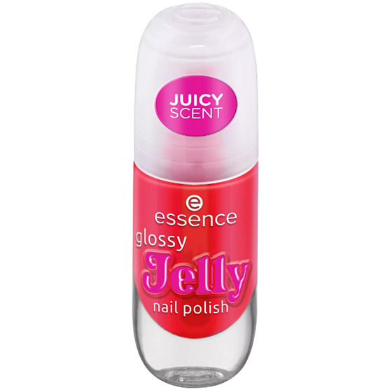 Essence Glossy Jelly lak do paznokci z owocowym zapachem i wysokim blaskiem 03 Sugar High 8 ml