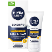 Nivea Men Sensitive OF15 krem do twarzy dla mężczyzn 75 ml