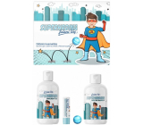 Regina Superbohater żel pod prysznic 250 ml + sól do kąpieli 300 ml + jelenie łój + skacząca piłka, zestaw kosmetyków dla dzieci