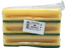 BALhome gąbki do naczyń formowane żółte 5+1 szt.