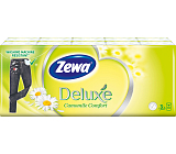 Zewa Deluxe Camomile Comfort 3-warstwowe chusteczki papierowe, 10× 10 sztuk