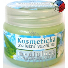 Bione Cosmetics Mentol s mátovou silicí kosmetická toaletní vazelína 160 ml