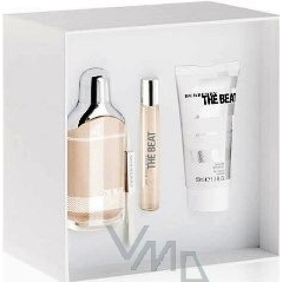 Burberry The Beat parfémovaná voda 50 ml + tělové mléko 50 ml + parfémovaná voda 7,5 ml, pro ženy dárková sada