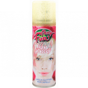 Glitter Glitry spray do włosów i ciała złoty 125 ml Glitter Glitry spray do włosów i ciała złoty 125 ml