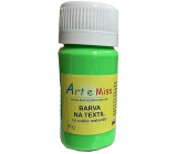 Art e Miss Barva na jasny tekstil 84 Neon zielona 40 g