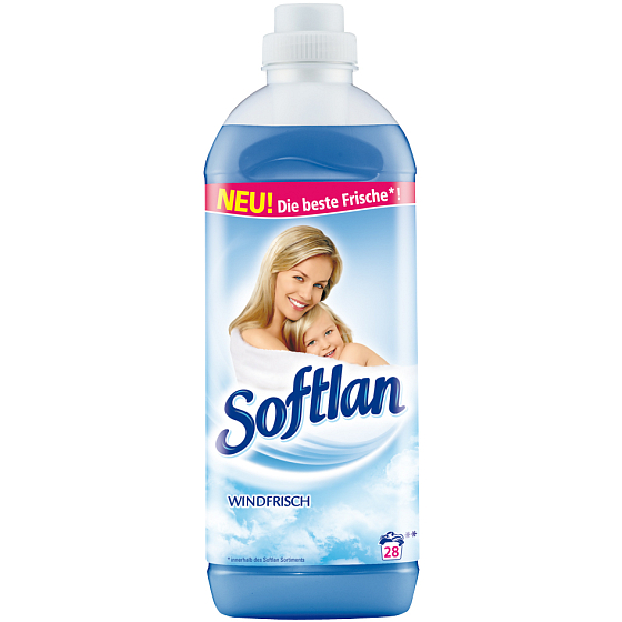 Softlan Windfrisch aviváž s vůní čerstvého vánku 28 dávek 1 l