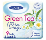 Carin Ultra Wings Green Tea wkładki higieniczne 9 sztuk