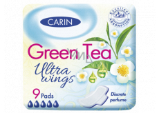 Carin Ultra Wings Green Tea wkładki higieniczne 9 sztuk