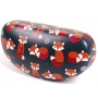 Albi Original Pouzdro na brýle Lišky, imitace kůže, 16 cm × 8 cm