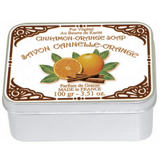Le Blanc Cinnamon Orange - Skořice a pomeranč přírodní mýdlo tuhé v krabičce 100 g