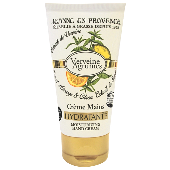 Jeanne en Provence Verveine Agrumes - Krem nawilżający do rąk z werbeną i cytrusami 75 ml