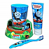 Thomas & Friends - Lokomotiva Tomáš ovocná zubní pasta 75 ml + zubní kartáček + časovač 2.min.- doba čištění zoubků, dárková sada