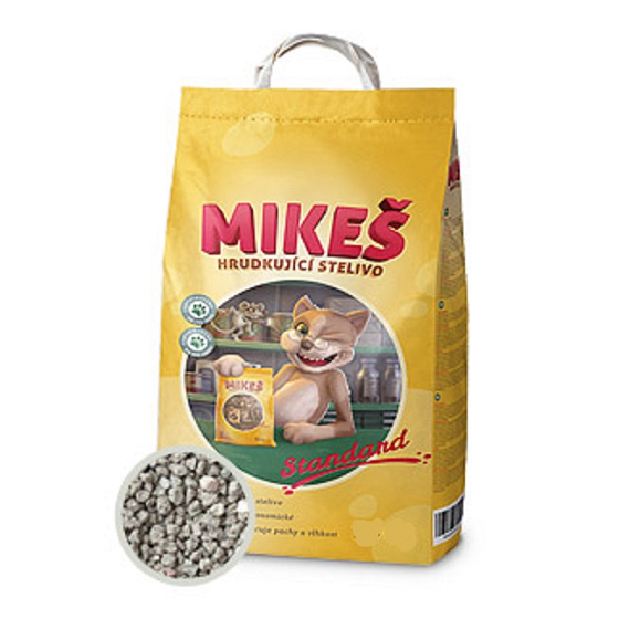 Mikeš Stelivo - podestýlka ekologická pro kočky 10 kg