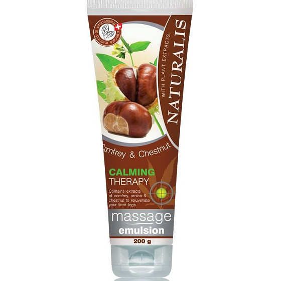 Naturalis Comfrey & Chestnut - Kasztan i Kostival emulsja do masażu 200 ml