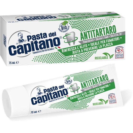 Pasta Del Capitano Antitartaro pasta do zębów dla psów przeciwko kamieniowi nazębnemu 75 ml