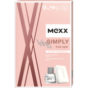 Mexx Simply for Her woda toaletowa 20 ml + mydło toaletowe 75 g, zestaw prezentowy dla kobiet