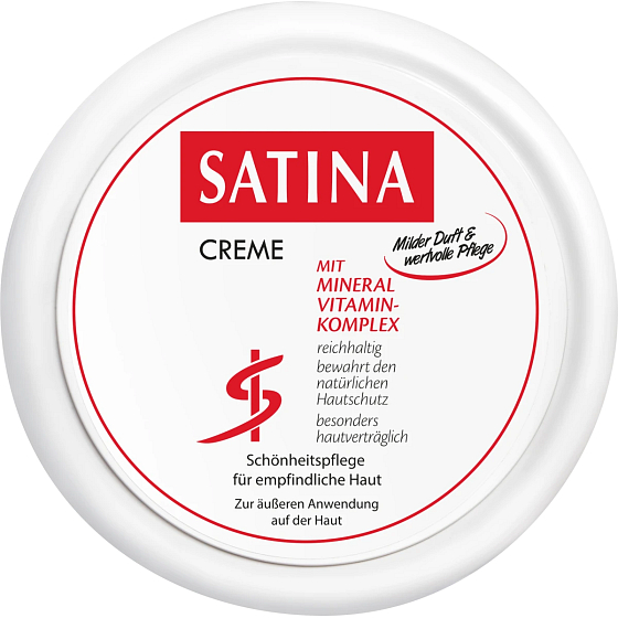 Satina Creme výživný krém pro citlivou pokožku 150 ml