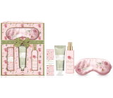 Baylis & Harding Róża, Wilcze jagody i Wanilia mleko do ciała 130 ml + sól do kąpieli 150 g + spray na poduszkę 100 ml + maska na oczy, kosmetyczny zestaw dla kobiet