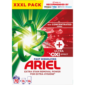Ariel Ultra Oxi Effect proszek do prania do usuwania plam i dla ekstra higieny 70 dawek 3,85 kg Ariel Ultra Oxi Effect proszek do prania do usuwania plam i dla ekstra higieny 70 dawek 3,85 kg