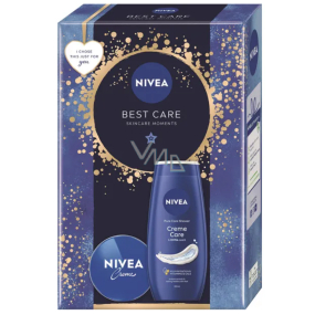 Nivea Najlepsza Pielęgnacja Creme Care żel pod prysznic 250 ml + Nivea Creme krem do podstawowej pielęgnacji 75 ml, zestaw kosmetyków