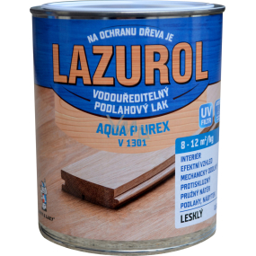Lazurol Aqua P UREX V1301 lesk odolný lak na dřevo bezbarvý, 600 g Lazurol Aqua P UREX V1301 lesk odolný lak na dřevo bezbarvý, 600 g