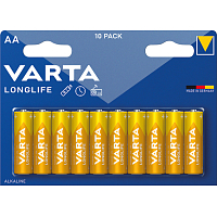 Varta Longlife AA alkaliczne baterie, 10 szt.