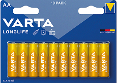 Varta Longlife AA alkaliczne baterie, 10 szt.