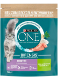 Purina One Sensitive granulki dla kotów z indykiem i ryżem, 800 g