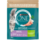 Purina One Sensitive granulki dla kotów z indykiem i ryżem, 800 g