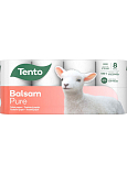 Ten Balsam Pure 3-warstwowy papier toaletowy, 8 rolek, 18 m rolka