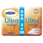 Carine Ultra Wings wkładki higieniczne Duo 2 x 10 sztuk