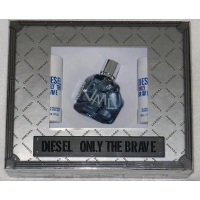 Diesel Only The Brave toaletní voda 50 ml + sprchový gel 50 ml + balzám po holení 50 ml, dárková sada
