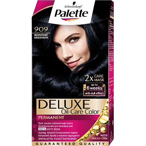 Schwarzkopf Palette Deluxe farba do włosów 909 Niebiesko-czarna 115 ml