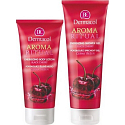 Dermacol Aroma Ritual Černá třešeň Povzbuzující tělové mléko 200 ml + sprchový gel 250 ml, kosmetická sada