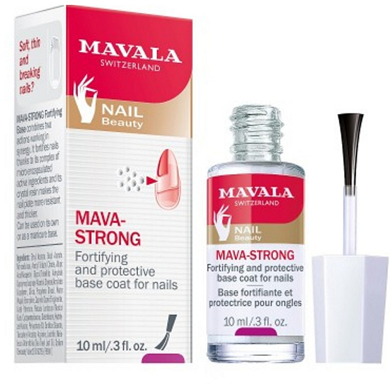 Mavala Mava-Strong 2w1 ochronny i wzmacniający lak podkładowy do paznokci 10 ml