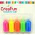 CreaFun Dekorační barvy Třpytivé neon na papír, textil, sklo 5 x 20 ml