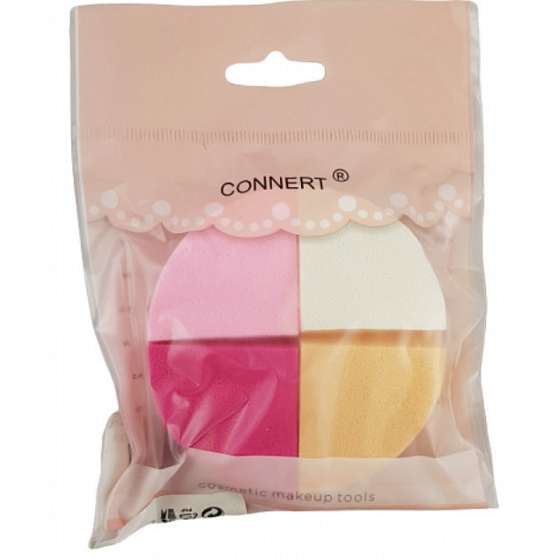 Connert Houbička na make-up 4 x 1,8 cm sada 4 kusy