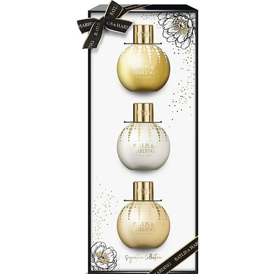 Baylis & Harding Sladká mandarinka a Grapefruit tělové mléko 100 ml + pěna do koupele 100 ml + koupelový krém 100 ml, kosmetická sada pro ženy