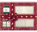 Baylis & Harding Zimní říshe divů mycí gel 100 ml + koupelový a sprchový krém 100 ml + krystalky do koupele 75 g + jemný župan, kosmetická sada pro ženy