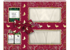 Baylis & Harding Zimní říshe divů mycí gel 100 ml + koupelový a sprchový krém 100 ml + krystalky do koupele 75 g + jemný župan, kosmetická sada pro ženy