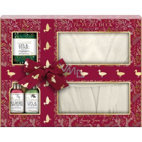 Baylis & Harding Zimní říshe divů mycí gel 100 ml + koupelový a sprchový krém 100 ml + krystalky do koupele 75 g + jemný župan, kosmetická sada pro ženy