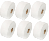 Jumbo 280 papier toaletowy 75% bieli do zapasników 2-warstwowy 6 sztuk