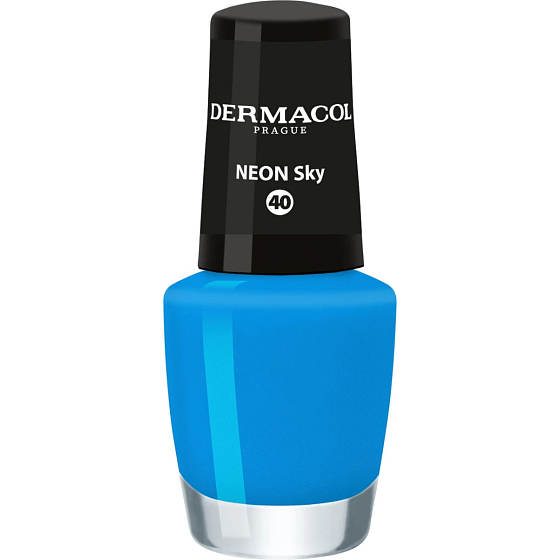 Dermacol Neon Nail Polish Neonový lak na nehty 40 Neon Sky 5 ml