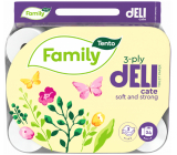 Tento Family Delicate papier toaletowy 117 rolek 3 warstwowy 24 sztuk
