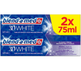 Blend-a-med 3D White Classic Fresh białą pastą do zębów 2 x 75 ml, duopack