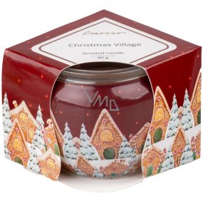 Emocio Sklo Dekor 70x62 mm Christmas Village pachnąca świeczka 3770