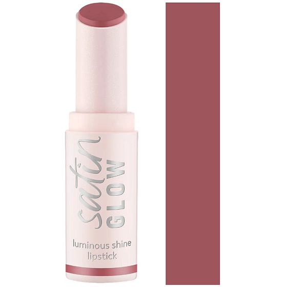 Essence Satin Glow lesklá rtěnka 03 Rose and Shine 3,5 g