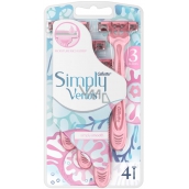 Gillette Venus Simply 3 brzytwa awaryjna 4 sztuki dla kobiet