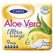 Carin Ultra Wings Aloe Vera wkładki intymne z skrzydełkami 9 sztuk