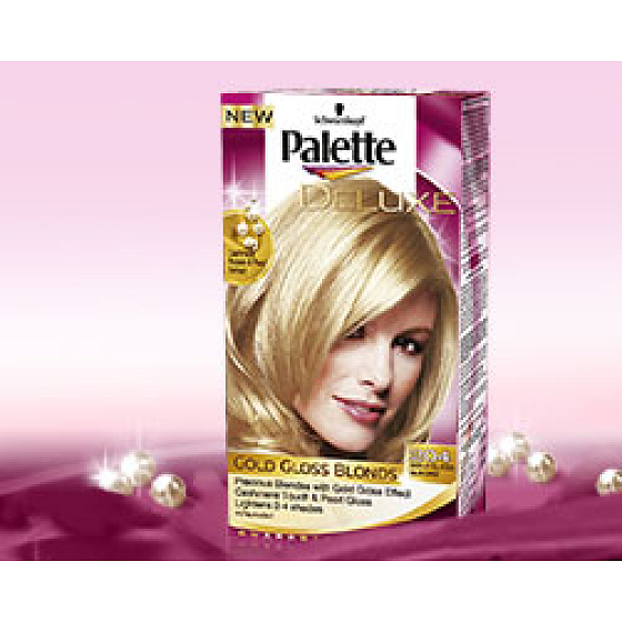 Schwarzkopf Palette Deluxe barva na vlasy 204 zářivě zlatá mandlová 115 ml
